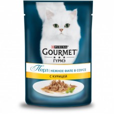 Консервы для кошек Purina Gourmet Perle, курица, пауч, 85 г Консервы для кошек Purina Gourmet Perle, курица, пауч, 85 г
