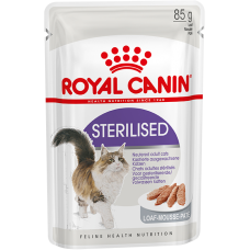 STERILISED (В ПАШТЕТЕ) ДЛЯ ВЗРОСЛЫХ СТЕРИЛИЗОВАННЫХ КОШЕК, 85 г